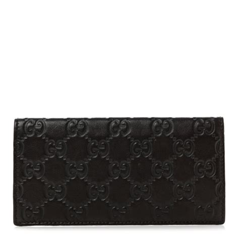 gucci brown checkbook|GUCCI Guccissima Checkbook Cover Brown.